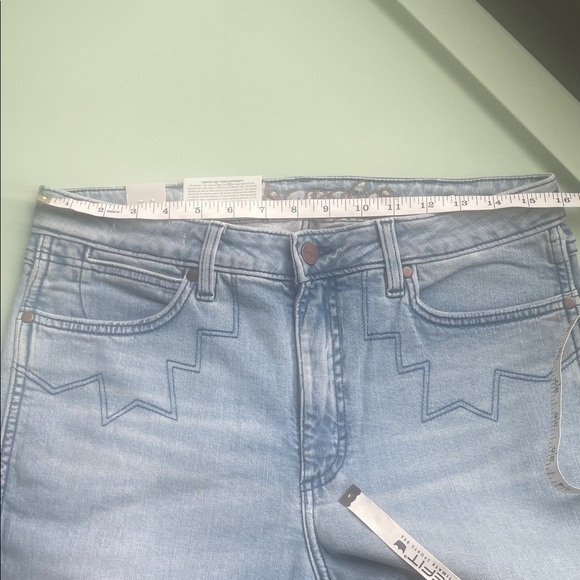 Wrangler Retro High Rise Flare Jeans with Aztec Embroidery - Picture 5 of 9